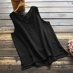 Plus Size Oversized Solid Tank Top Buddhatrends