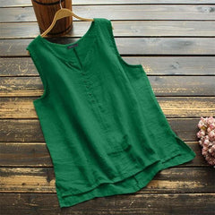 Plus Size Oversized Solid Tank Top Buddhatrends
