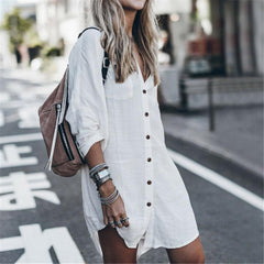 Brittany Half Sleeve Loose Shirt Buddhatrends