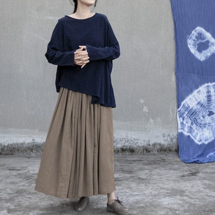 Donatella Long Vintage Maxi Skirt | Lotus Buddhatrends