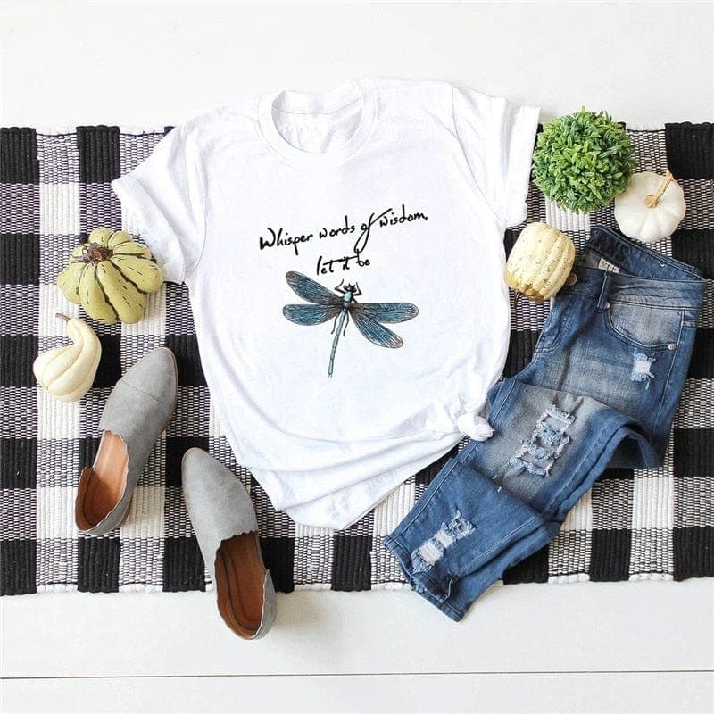 Let it Be Vintage Summer T-Shirt Buddhatrends