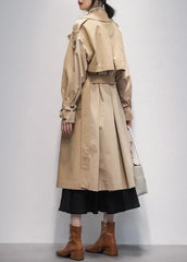 diy khaki Plus Size Long coats Fashion Ideas Notched pockets jackets TCT201207