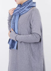 fall new design blue women patchwork scarves grid  cashmere scarf AM-SCF191107