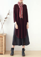 red winter women warm scarf National style knit scarves AM-SCF191107