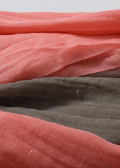 women new khaki pink double color Gradient scarf vintage warm scarves AM-SCF191107