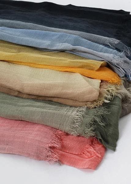 women new khaki pink double color Gradient scarf vintage warm scarves AM-SCF191107
